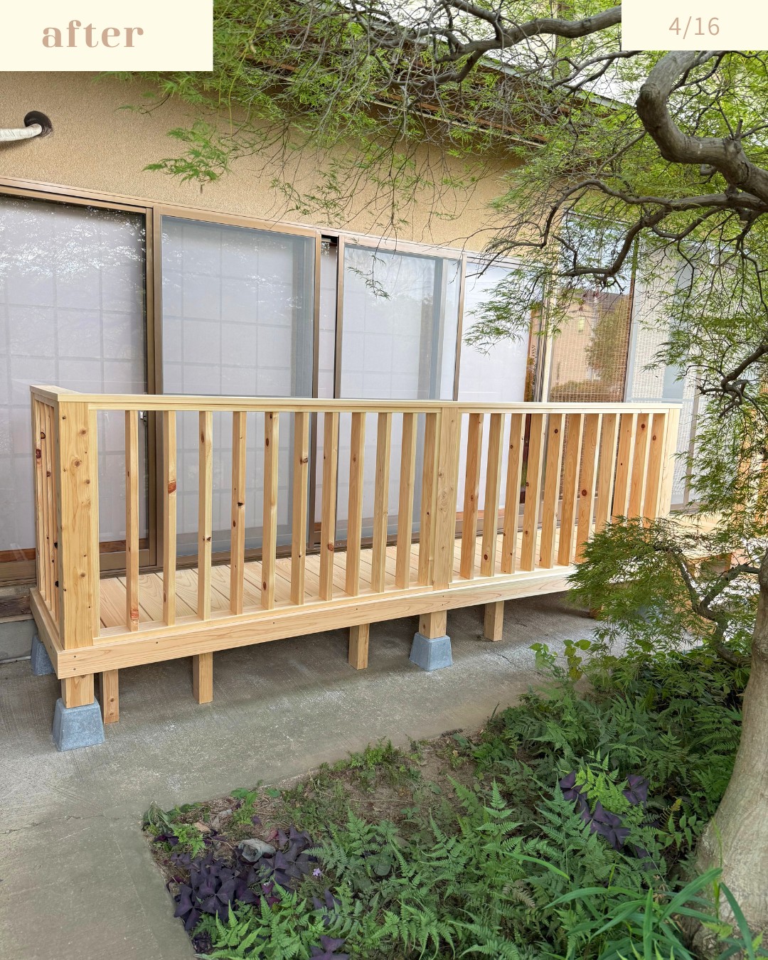 A様邸　ウッドデッキ取り付け工事